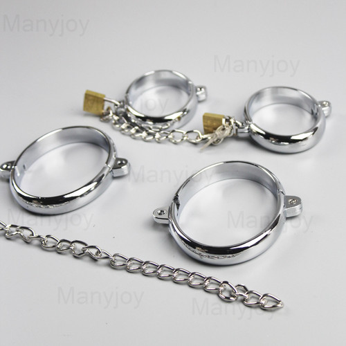Bondage metal wrist handcuffs - bondage,