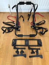 3-Bicycle Carrier Tailgate Boot Rack With Straps Adjustable