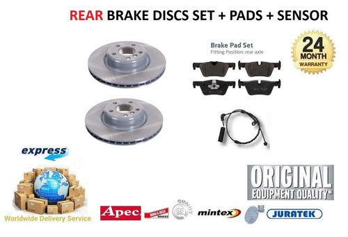Rear axle brake discs - axle, pads