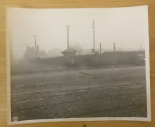PHOTOGRAPH 25.4cm x 20.7cm - Wartime BARRAGE BALLOON Location unknown