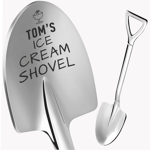 Personalised ice cream spoon - personalised,