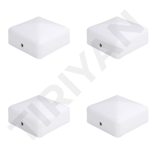 Pyramid square metal white - square,