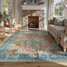 Washable Area Rug 5x7 Rugs for