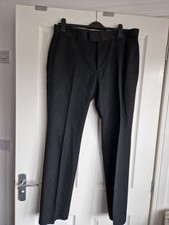 Gents Black  Suit Trousers, 34