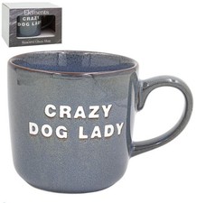 CRAZY DOG LADY ELEMENTS REACTIVE GLAZE TEA COFFEE MUG CUP NEW IN GIFT BOX L&P