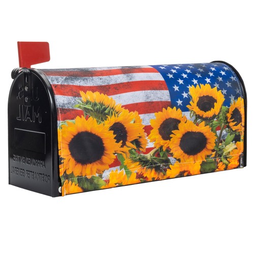 American flag magnetic mailbox - magnetic,