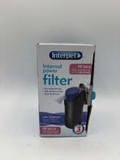 INTERPET 40L PF MINI INTERNAL POWER FILTER Aquarium Water Filtration NEW opened