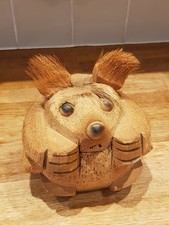 Vintage Hand Carved Hedgehog
