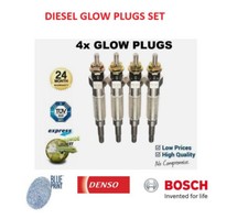 4x DIESEL GLOW PLUGS for MAZDA