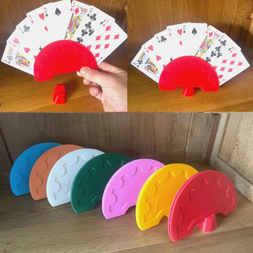 Playing card holder kids - playing,