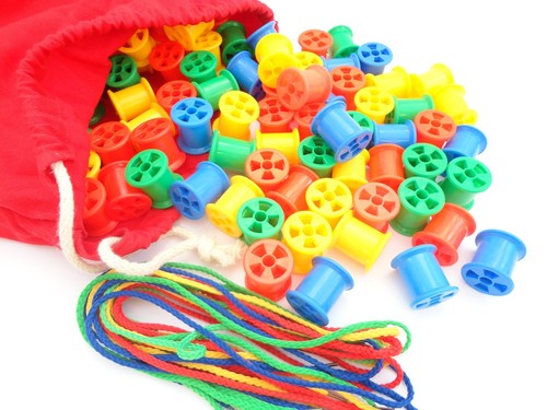 Cotton reels threading - reels, laces