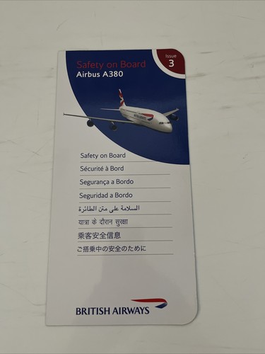 British airways a380 - a380, safety