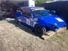 Ford Focus race car rolling