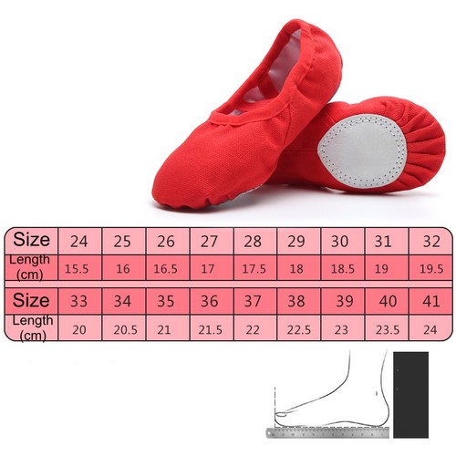 Dance ballet shoes split sole - shoes,