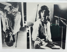 Kate Gibb - " Electric Mick " Greyscale 2 Colour Screen Print 2014 10/50 Limited