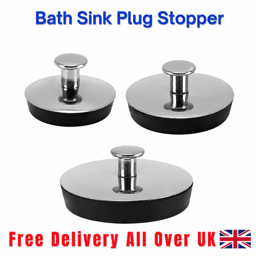 Stainless steel bath - steel, plug