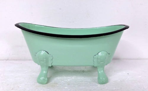 Vtg mini clawfoot bathtub - vtg,