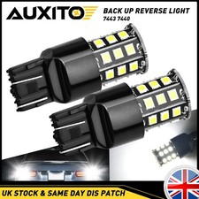 2Pcs 7443 Led Stop Tail Brake Light Bulbs 7440 W21W T20 Canbus Error Free 6500K