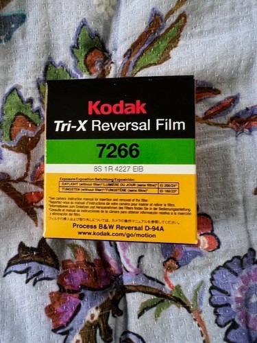 Kodak super 8mm film - super, tri-x