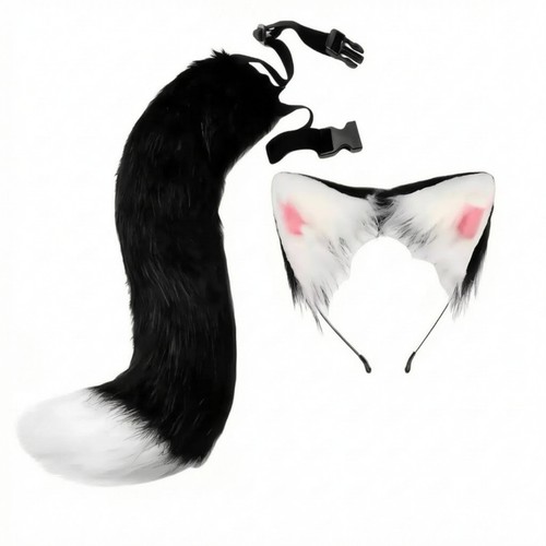 Faux tail with adjustable - faux,