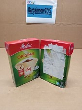Melitta Original Size 1X4, 80, Filter Coffee Makers, Brown, Paper. 2 Packs.