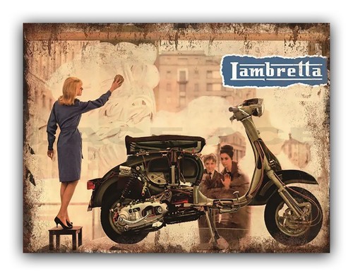Lambretta style shop window - style,