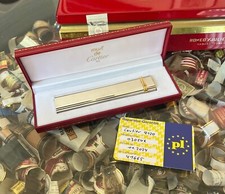 Must de Cartier table lighter, mint condition, original packaging, REVISIONED