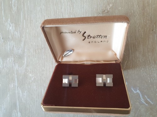 Vintage stratton cufflinks - vintage,