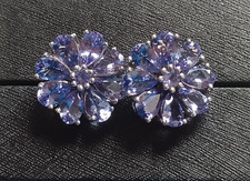 9ct White Gold and Tanzanite