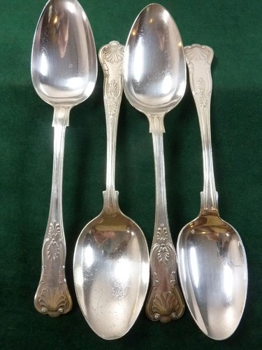 Vintage serving spoons kings - spoons,