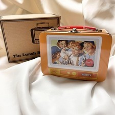 Coca-Cola lunch box tin can