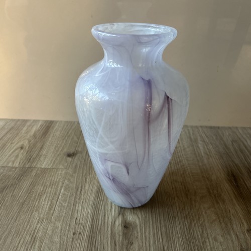 Glass vase purple lilac - purple, /