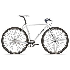 Cinelli Tutto Plus Flat Bar Single Speed Hybrid Bike 2025 in Silver - Large