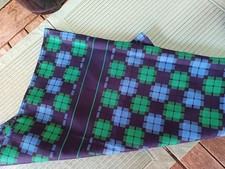 Retro Green/ blue scarf By Tie