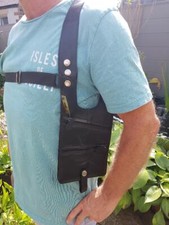 Leather money holster - leather,