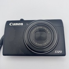 Canon PowerShot S120 12.1MP 5x Optical Zoom Digital Camera W/SD Card,Battery