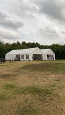 marquee tent heavy duty 12mx12m (two marquees but need to be kept as one)