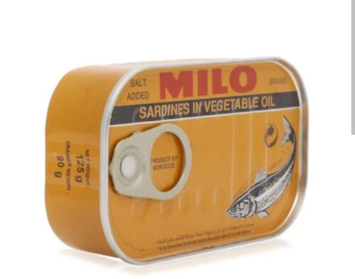 Milo sardines oil x125gr - 8x,