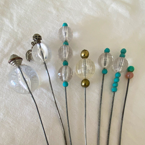 Vintage glass bead - bead, hatpins