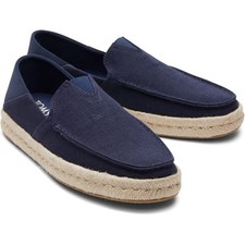 TOMS Alonso Jute Men's Navy Espadrilles New