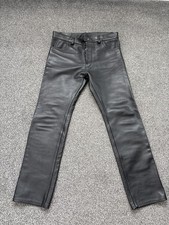 Men’s Leather Jeans