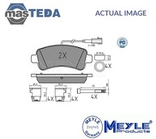 025 259 8721/PD BRAKE PADS SET
