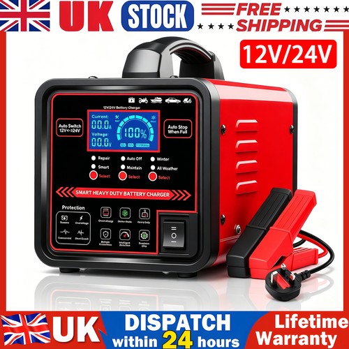Heavy duty battery charger 15a - duty,