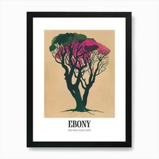 Ebony tree colourful - tree,