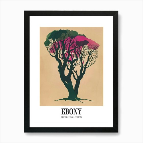 Ebony tree colourful - ebony,