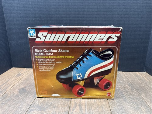 Blue white roller - 80's,