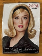 Women's 60's Flip Wig Blonde