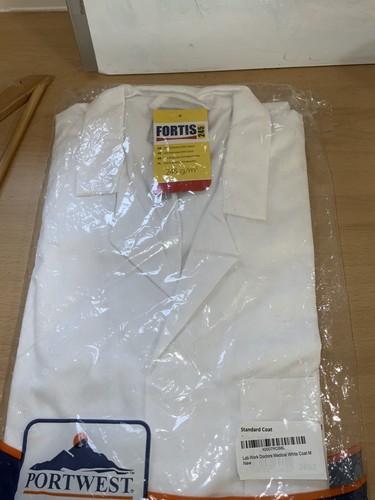 Portwest white lab coat size - portwest,