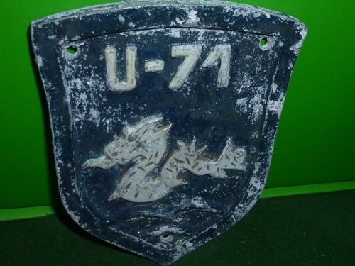 Boat plaque - u-71, u