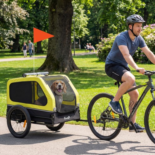 Pawhut dog bike - trailer, w/